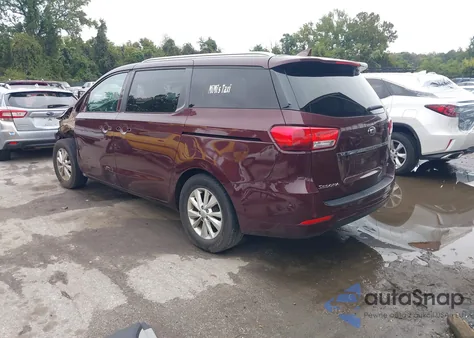 2017 Kia Sedona Lx z USA, uszkodzony, nr VIN KNDMB5C10H6334843